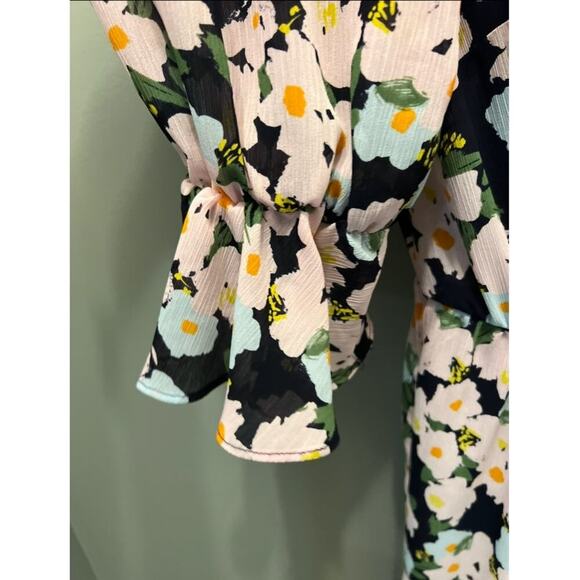J. Crew Floral Dress with Slip - Women's Size Small - Picture 4 of 11